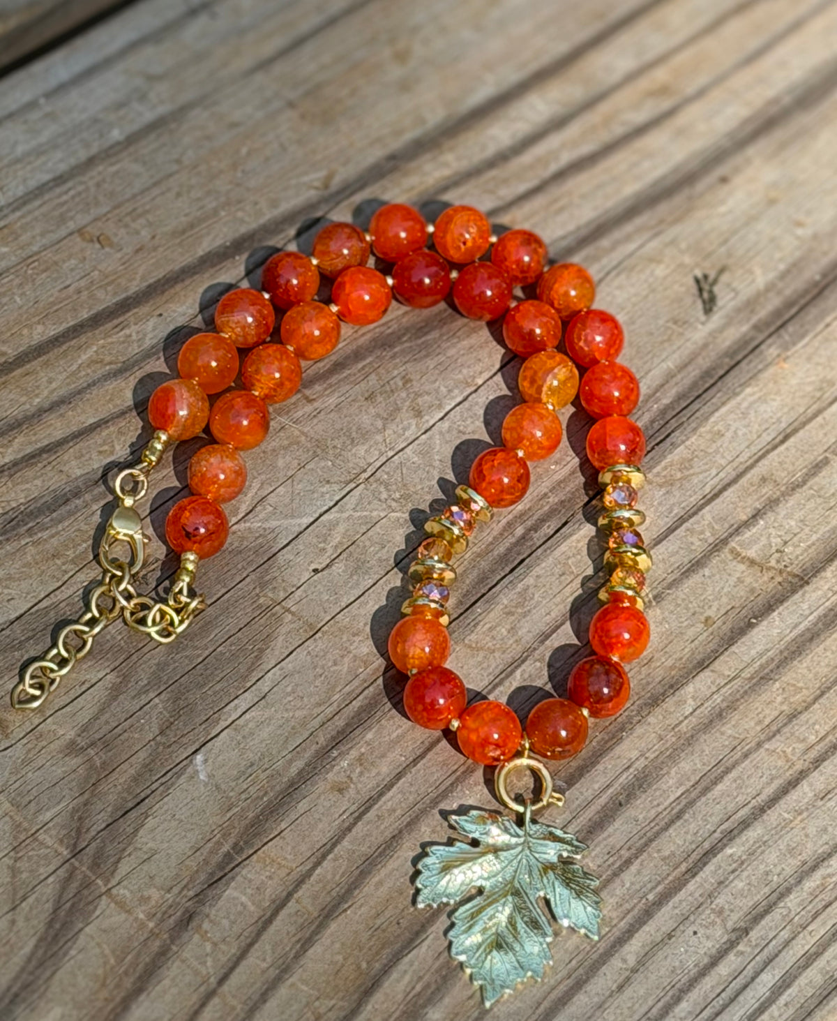 Golden Leaf Necklace