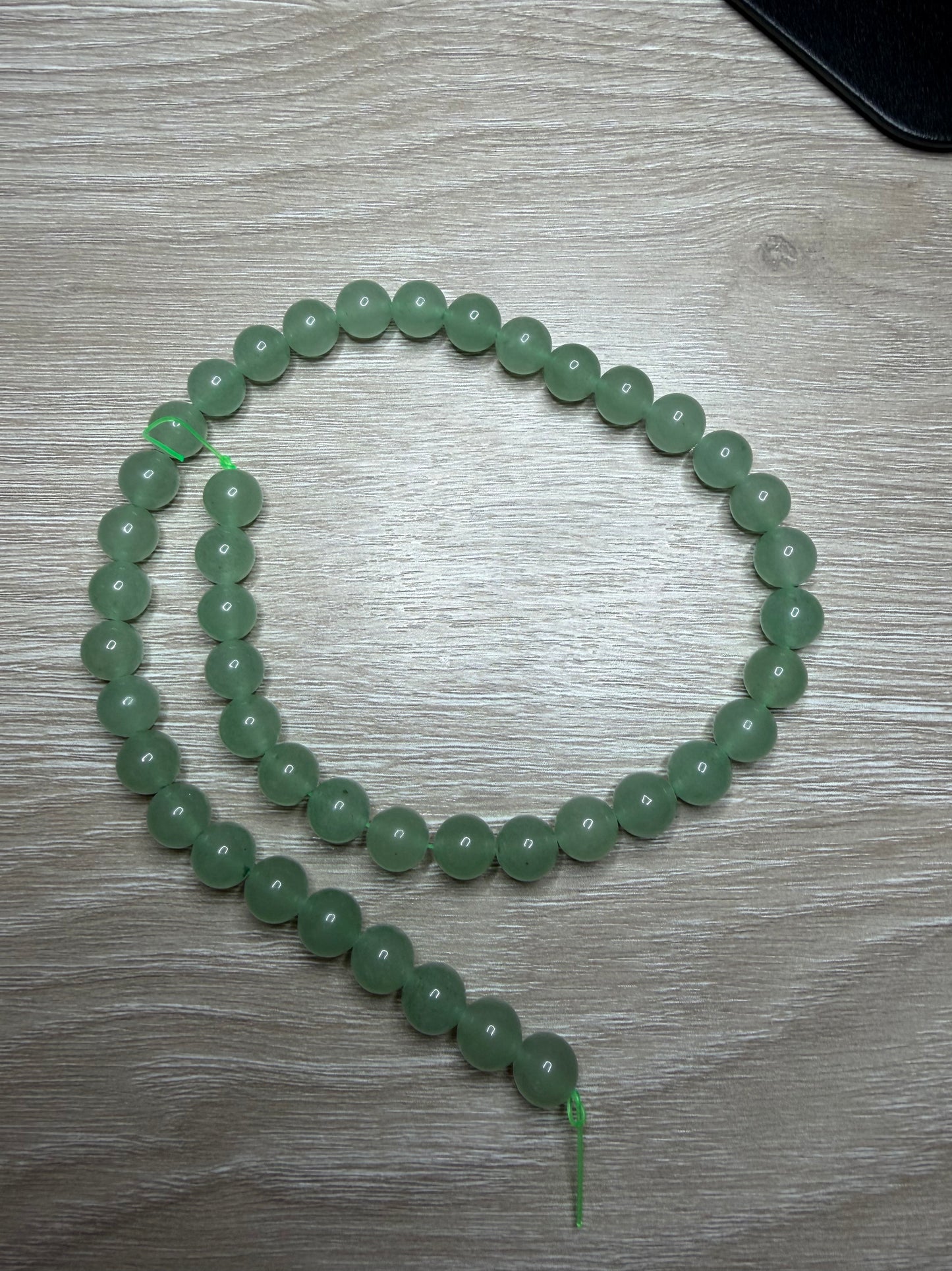 8.7mm 15" Green Aventurine Strand