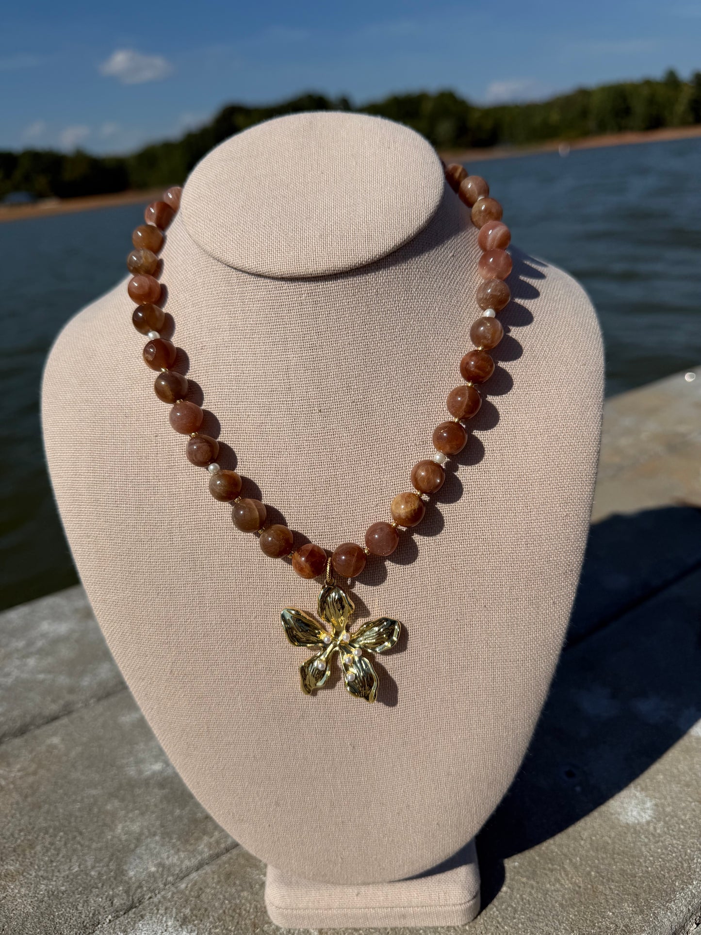 Amber Bloom Necklace