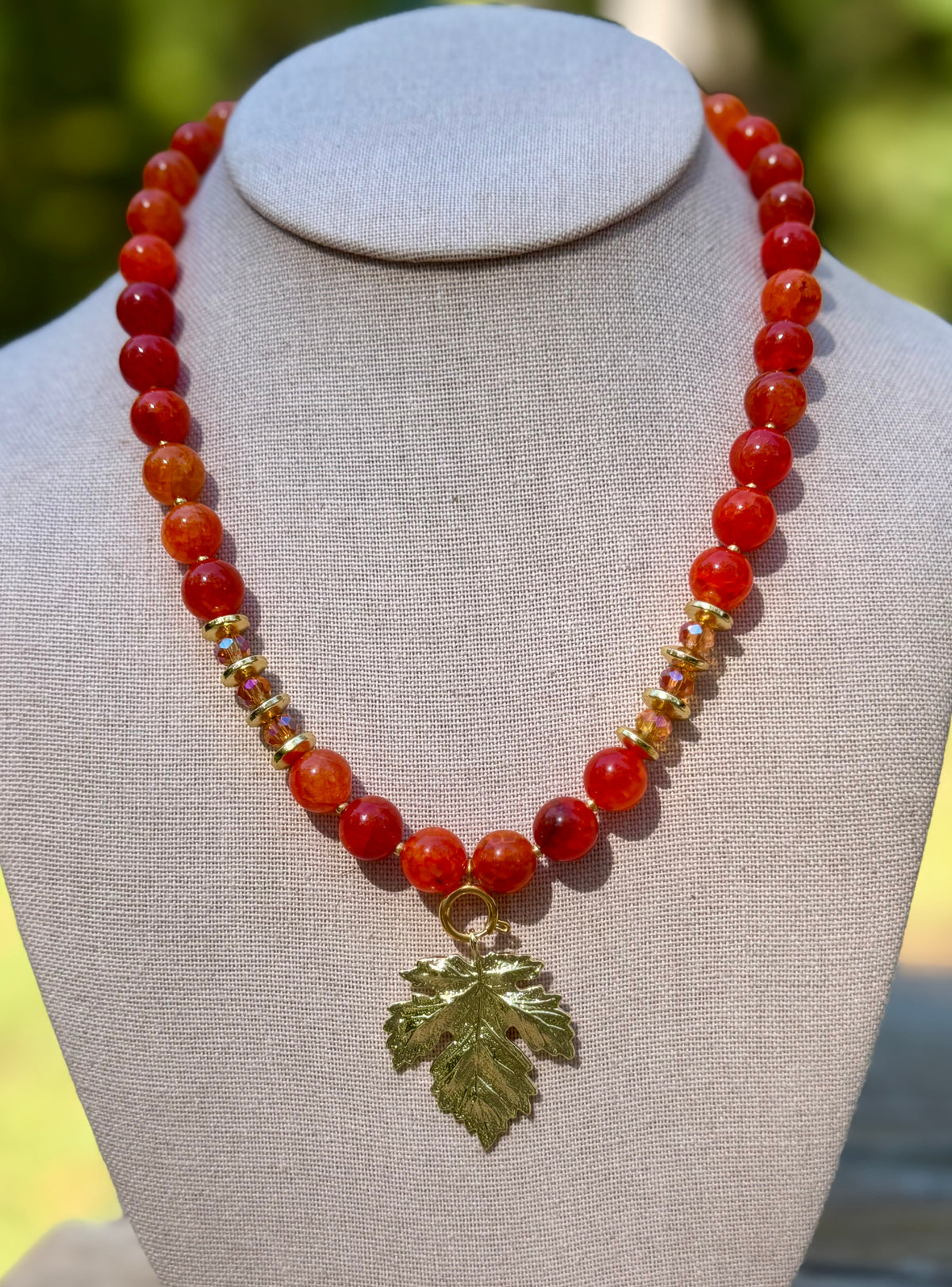 Golden Leaf Necklace