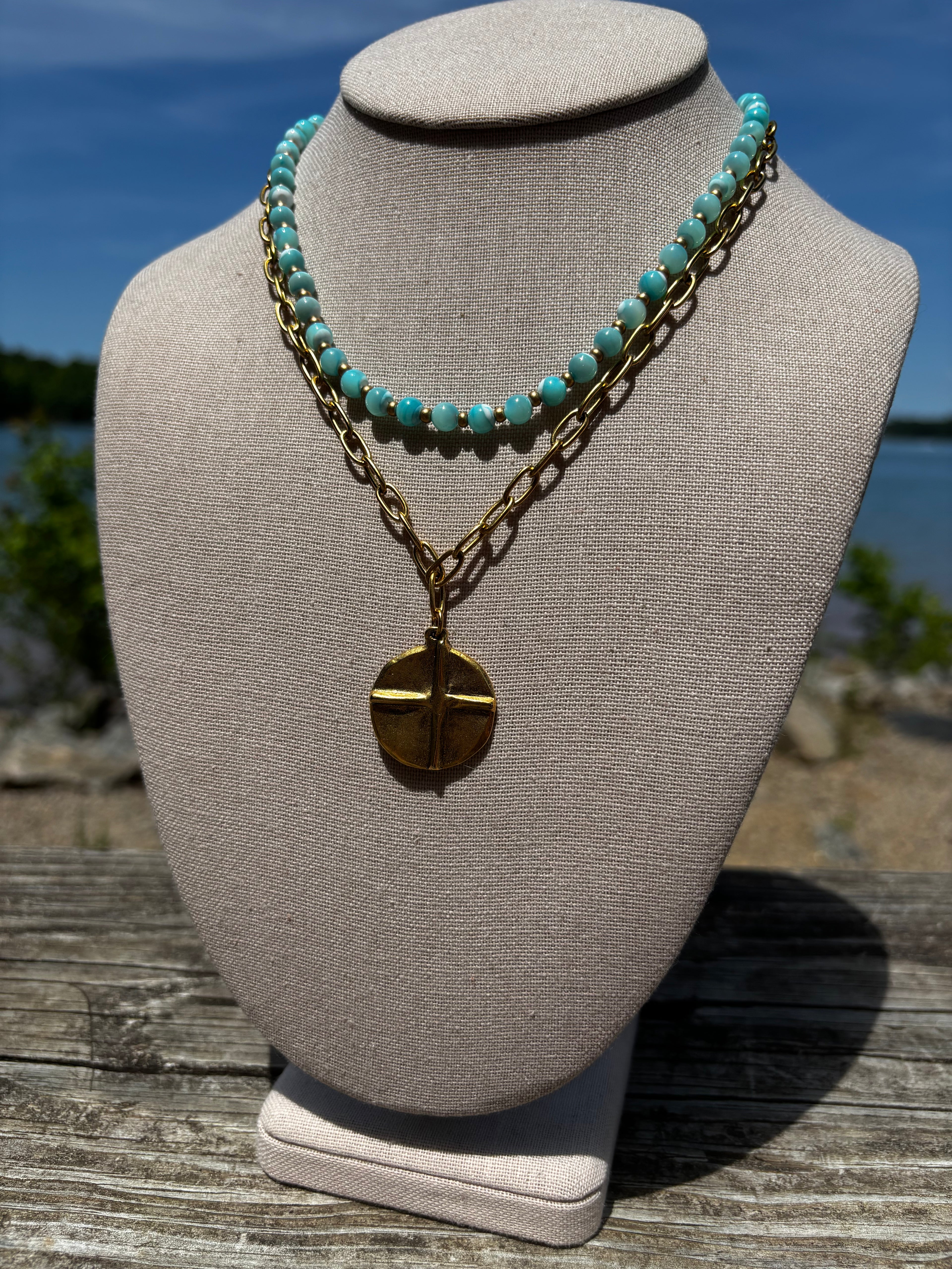 Reversible Heart/Cross Necklace