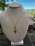 Hammered Heart Necklace
