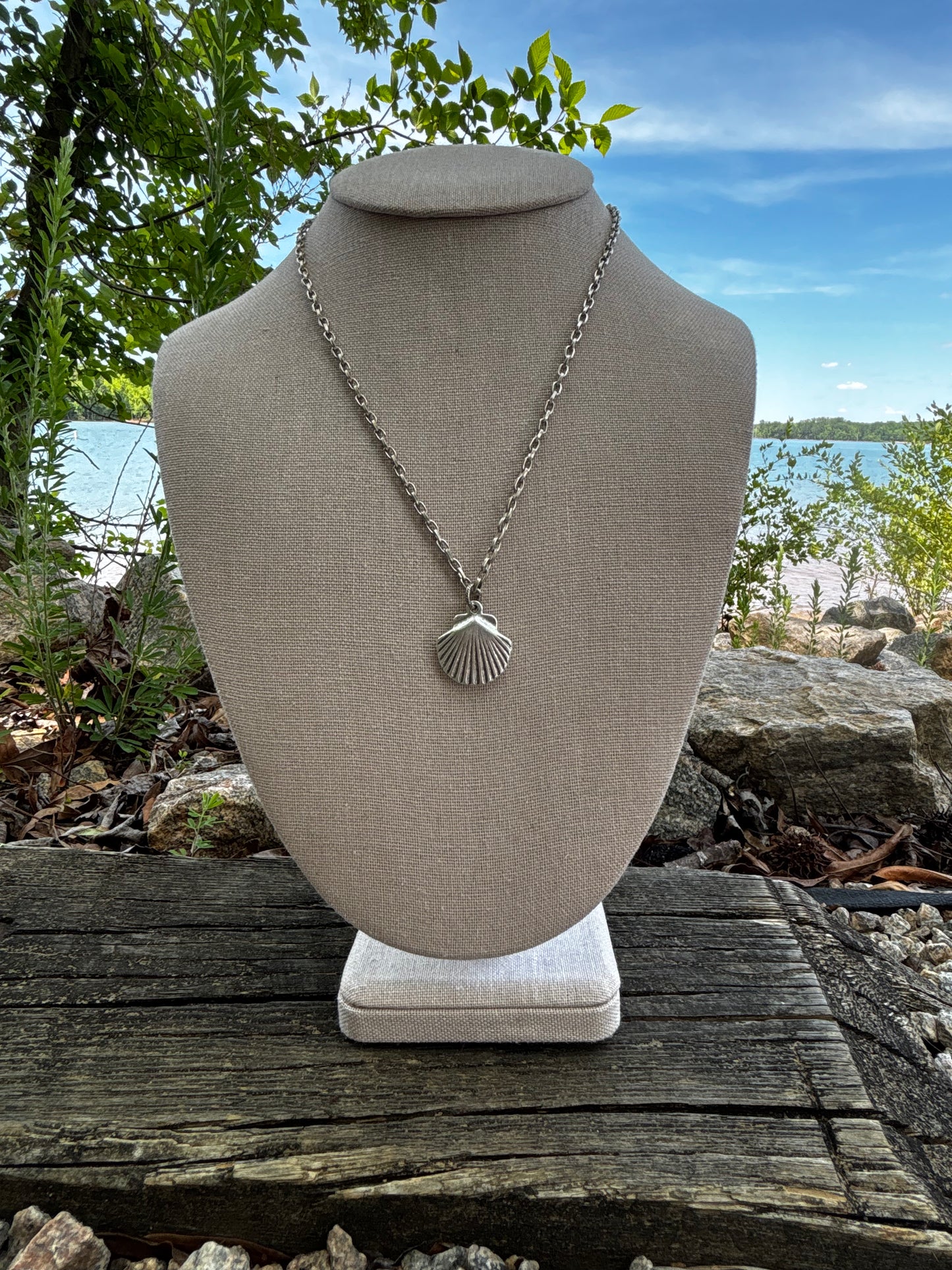 Silver Shell Necklace