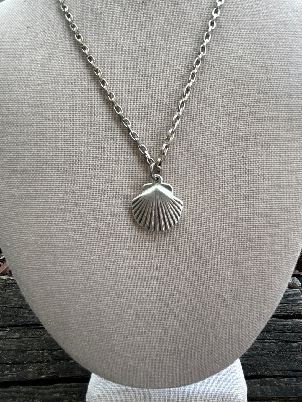 Silver Shell Necklace
