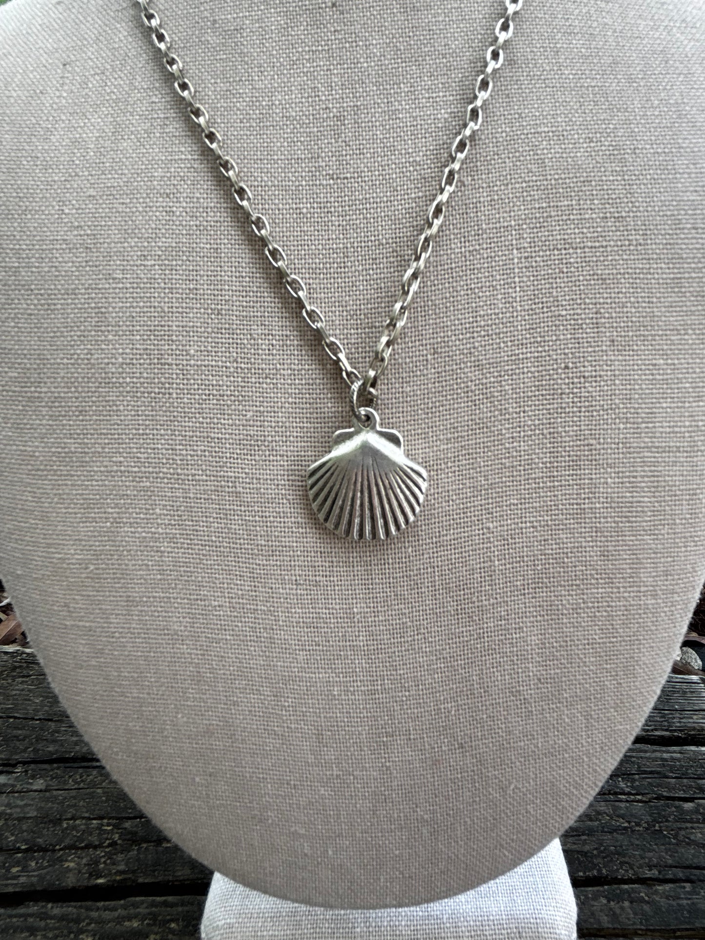 Silver Shell Necklace
