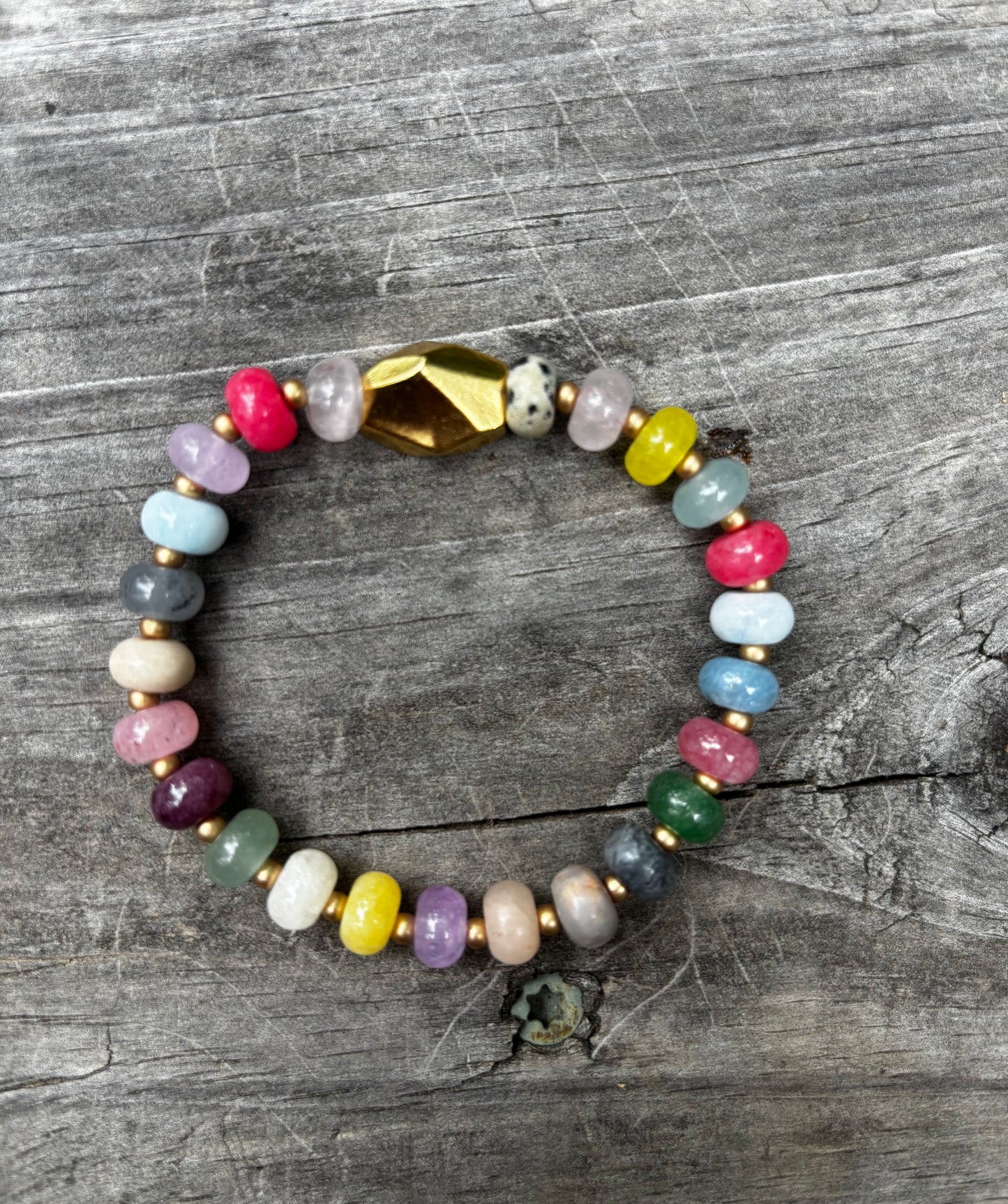 Multi Color Gold Bracelet