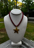 Crimson Star Necklace