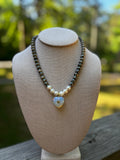 Moonbeam Heart Necklace