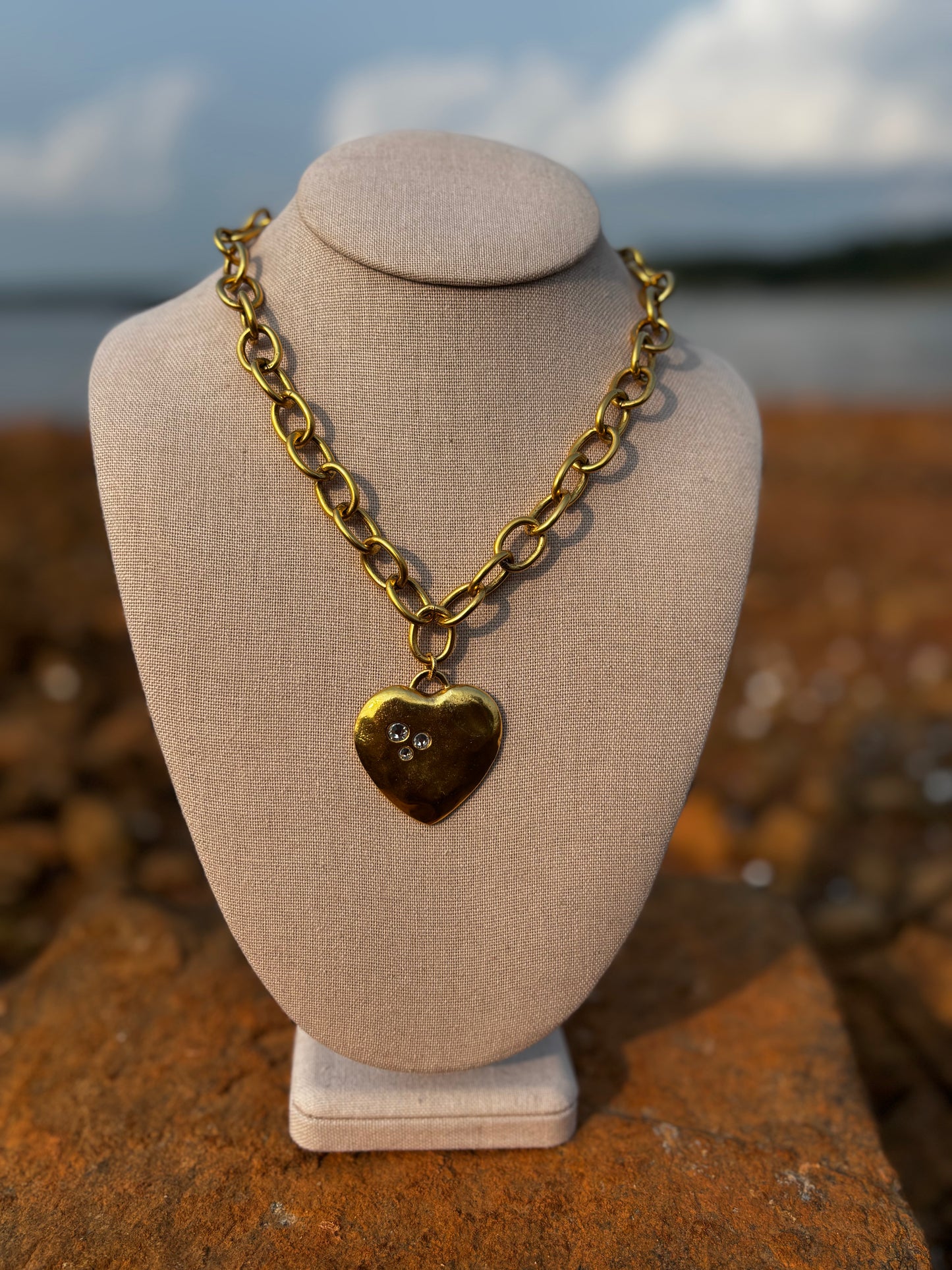 Trinity Heart Necklace