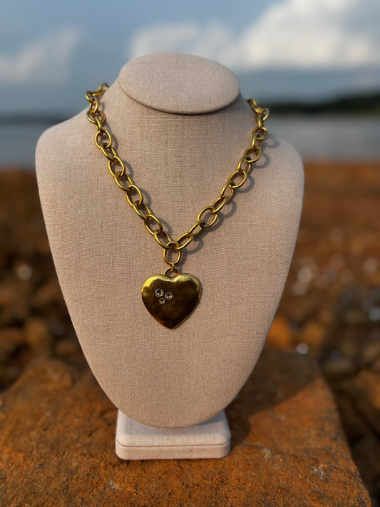 Trinity Heart Necklace