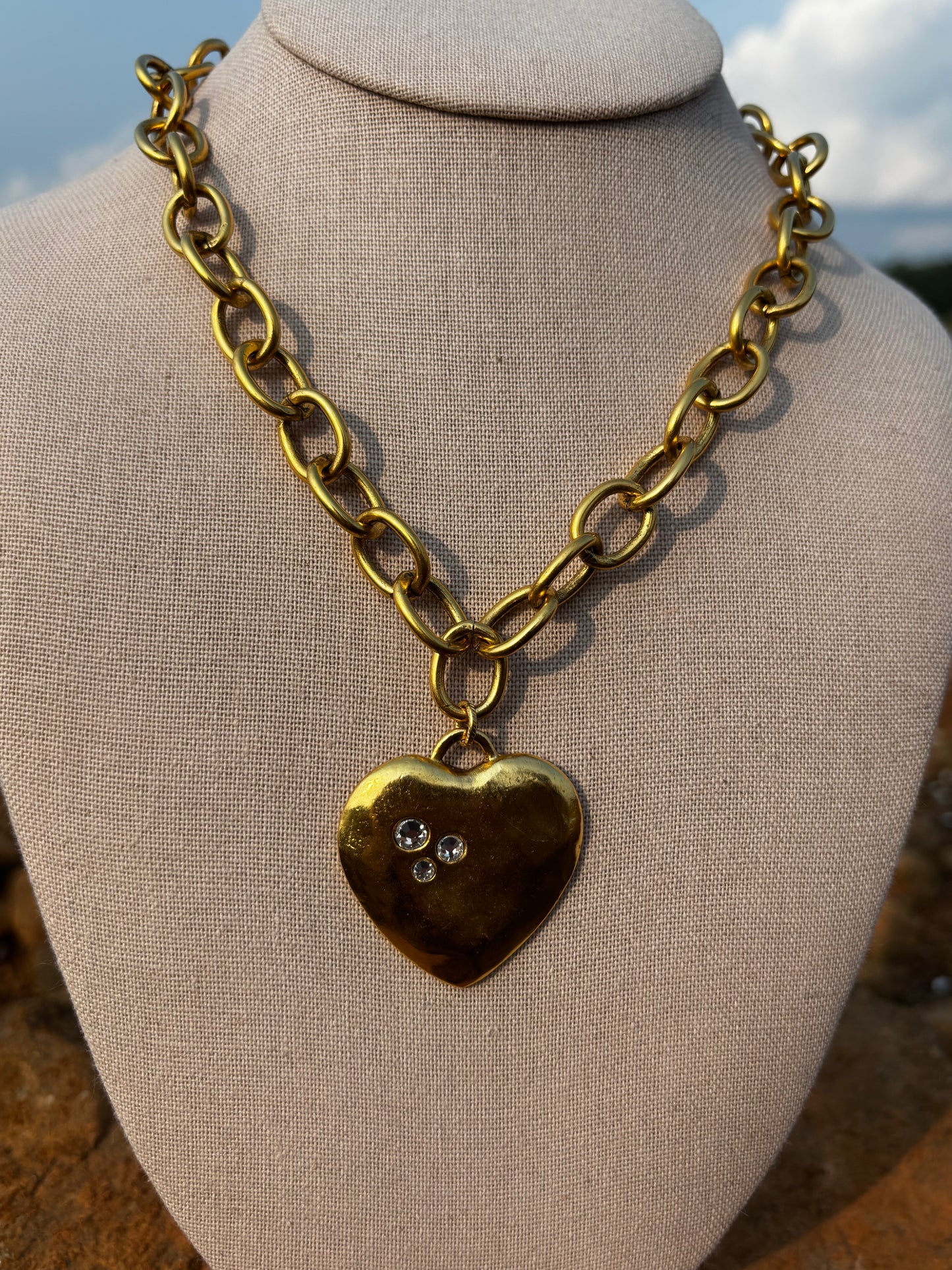 Trinity Heart Necklace