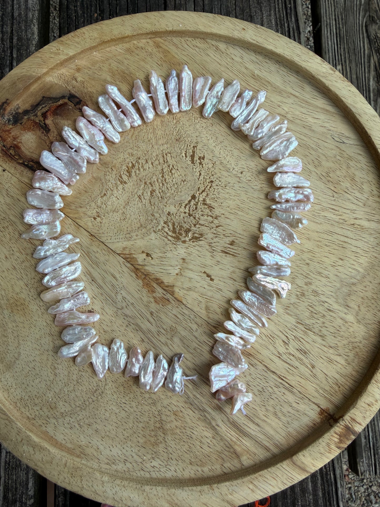 17" Freshwater Pearl Stick Strand