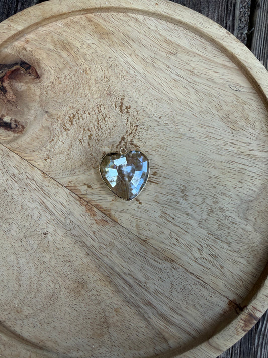 Glass Heart Pendant
