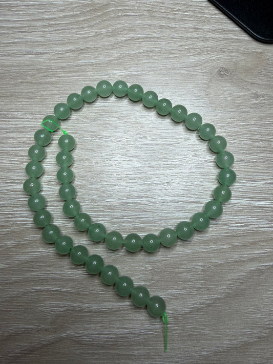 8.7mm 15" Green Aventurine Strand