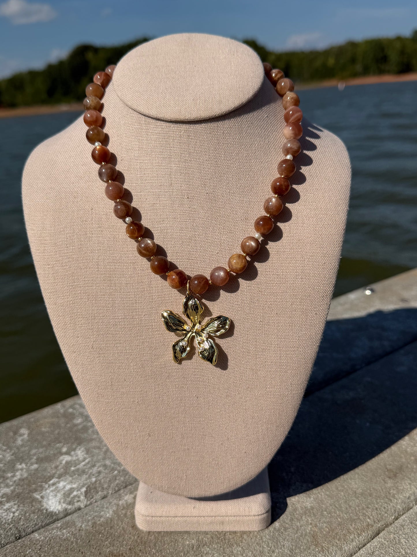 Amber Bloom Necklace