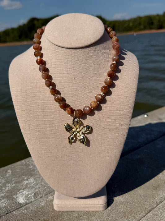 Amber Bloom Necklace