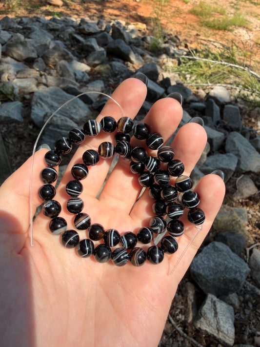 Black Lace Agate